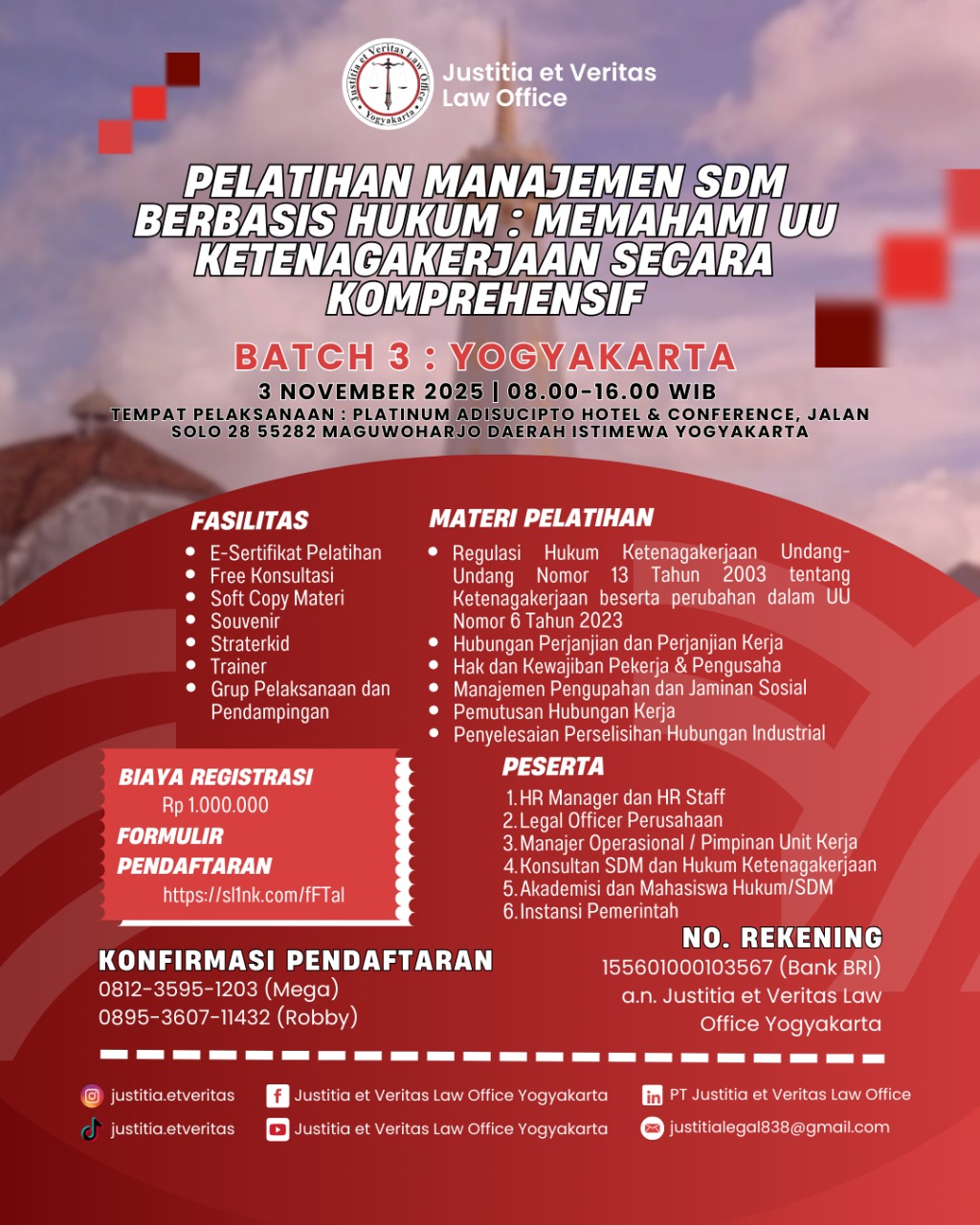 PELATIHAN KETENAGAKERJAAN YOGYAKARTA