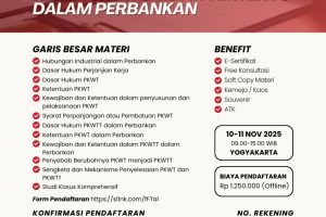 PELATIHAN PERJANJIAN KERJA WAKTU TERTENTU DAN PERJANJIAN WAKTU TIDAK TERTENTU DALAM PERBANKAN