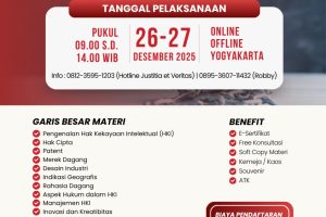 PELATIHAN HUKUM KEKAYAAN INTELEKTUAL (HKI) 2025