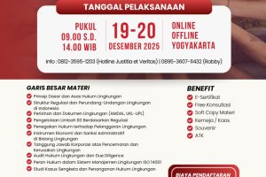 Pelatihan Hukum Lingkungan untuk Pengelolaan Polusi dan Limbah 2025